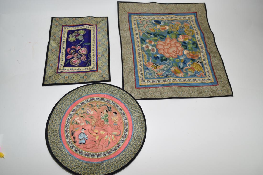 Three Qing Chinese Embroideries (1 of 5)