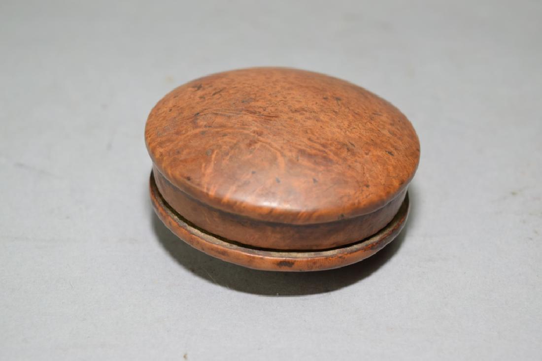 Chinese Wood Carved Stamp Ink Box (1 of 3)