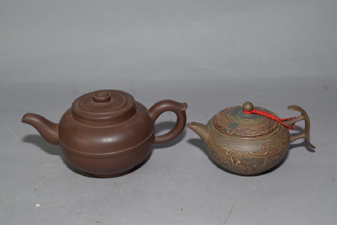 Two Chinese YiXing ZiSha Teapots (1 of 2)