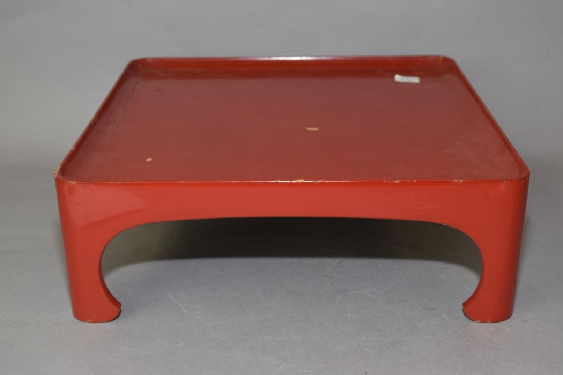 Japanese Red Lacquer Tray (1 of 2)