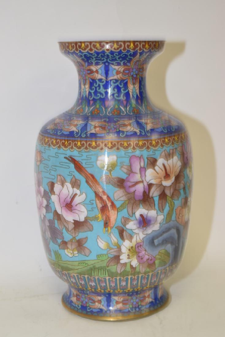 Large Chinese Cloisonne Vase