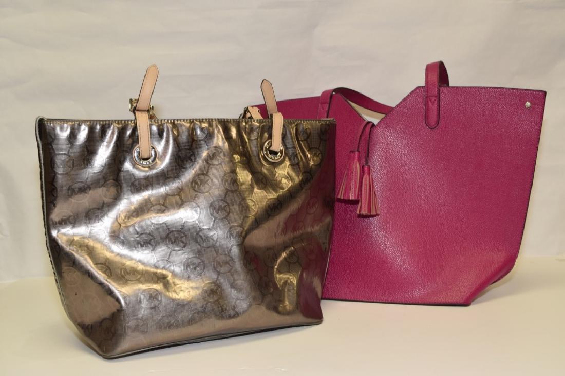 Michael Kors and Neiman Marcus Tote Bags: Michael Kors and Neiman Marcus tote bags. MK bag dirty.