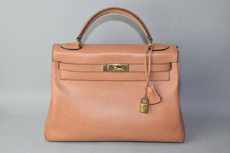 2macchiat873 SOLD AUCTION Preloved Hermes Kelly 35 Handbag Nior Box C –  KimmieBBags LLC