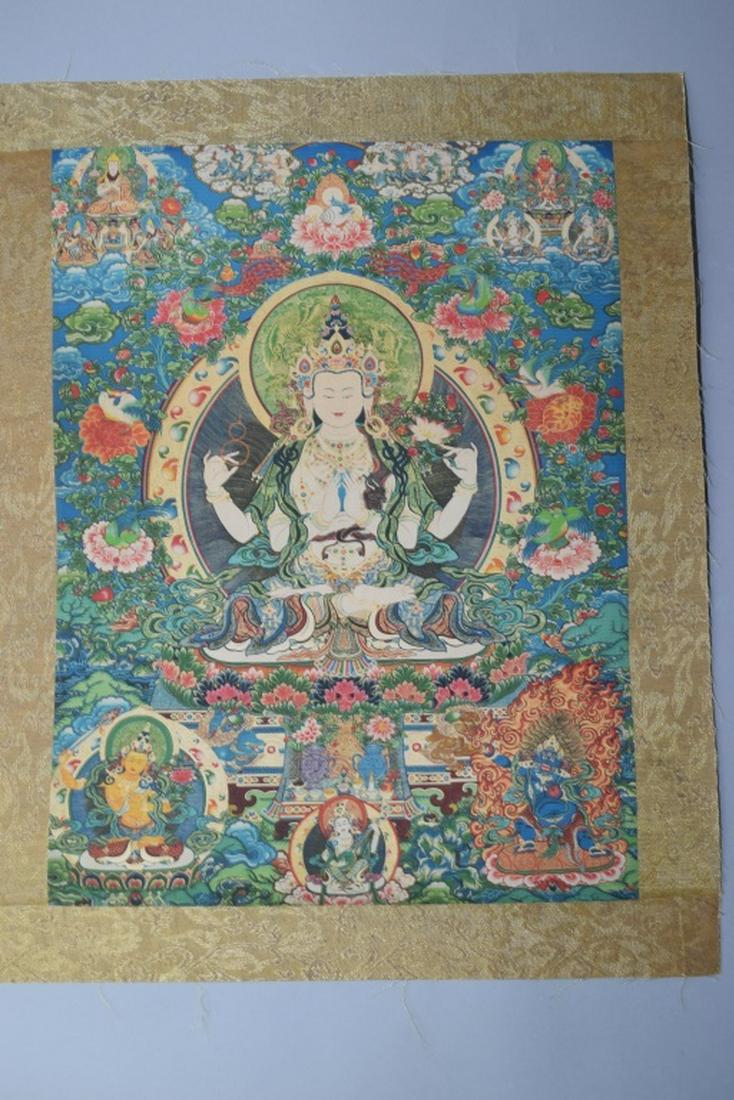 Tibetan Thangka of Guanyin (1 of 3)
