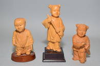 Group of Chinese Huangyang Carved Figures