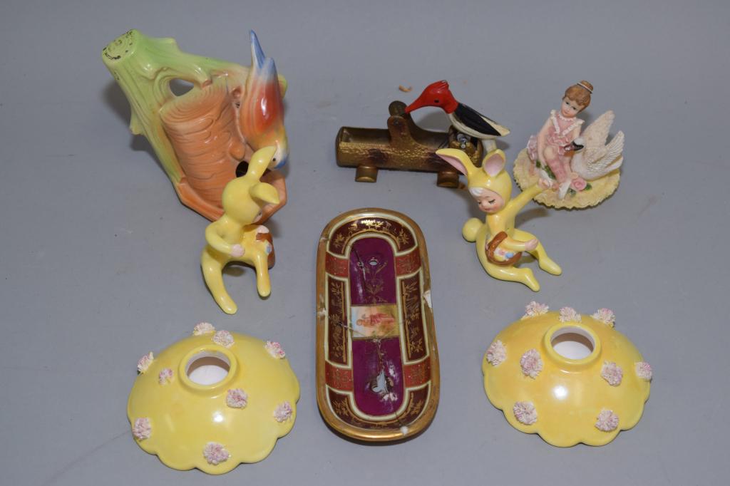 Group of Painted Porcelain Table Decors, Holt Howard (1 of 5)