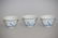 Three Early Qing Chinese B&W Bird Porcelain Cups