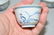 Three Early Qing Chinese B&W Bird Porcelain Cups - 3