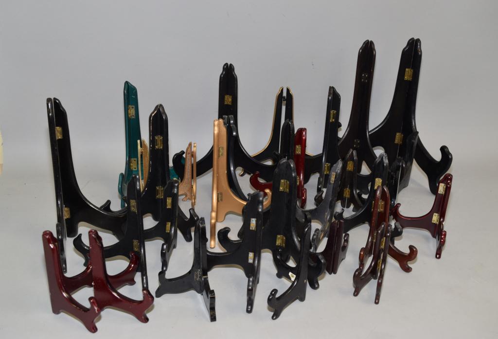 Group of Chinese Plate Stands (1 of 2)