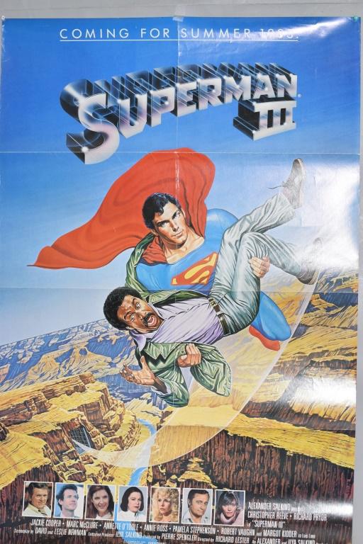 Superman 3 (1983) Movie Poster: Superman 3 (1983) movie poster.
