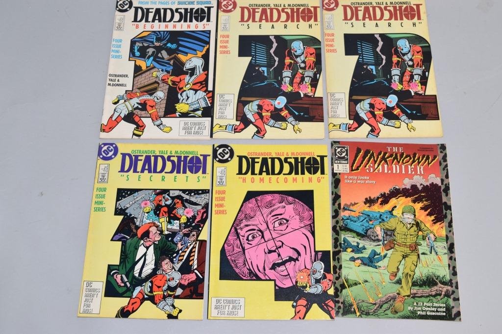 Lot of 6 Vintage DC Comic Books DEADSHOT (1 of 4)