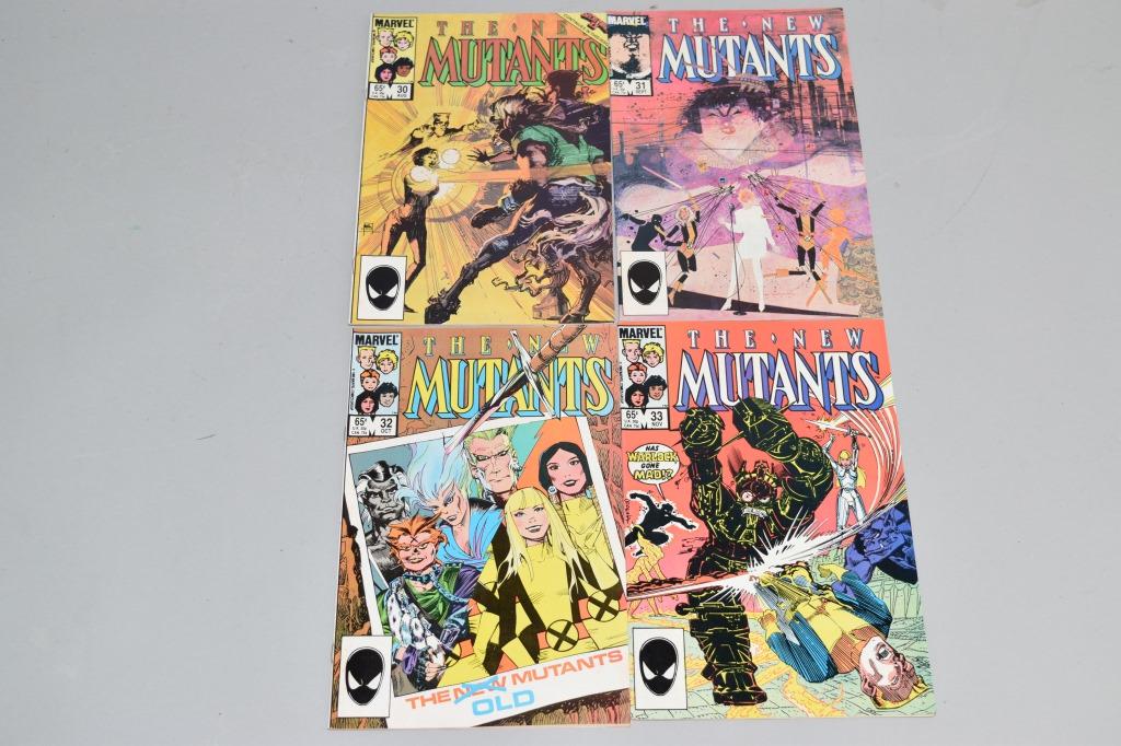 Lot of 4 Vintage Marvel Comic Books NEW MUTANTS (1 of 3)