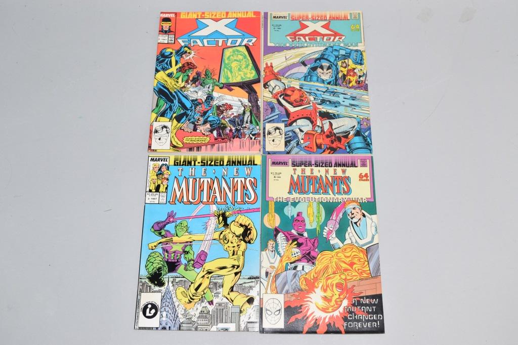 Lot of 4 Vintage Marvel Comic Books X FACTOR (1 of 3)