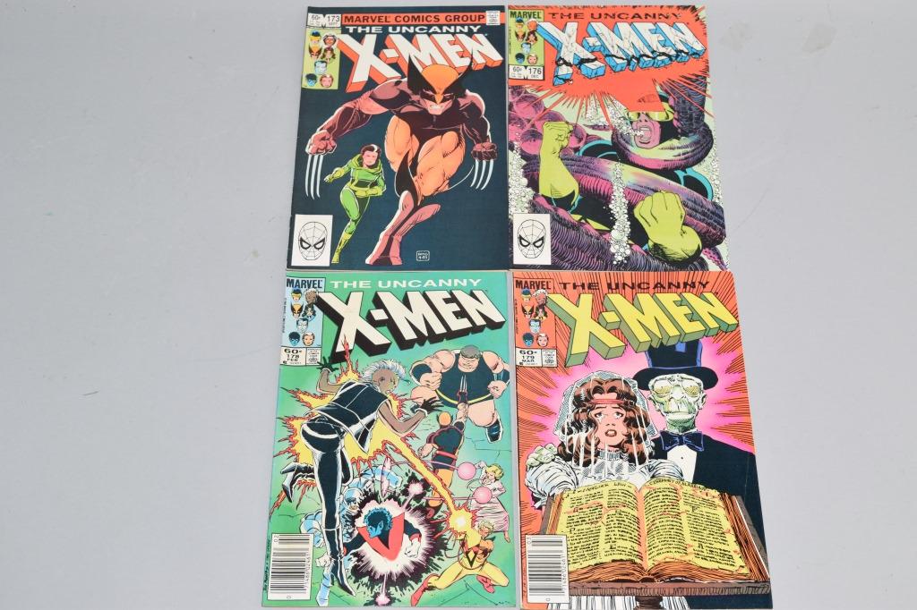 Lot of 4 Vintage Marvel Comic Books X MEN (1 of 3)