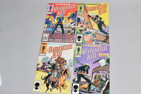 Lot of 4 Vintage Marvel Comic Books RAWHIDE KID: Lot of 4 Vintage Marvel Comic Books RAWHIDE KID. 1985 1-4. Overall good condition but not graded.