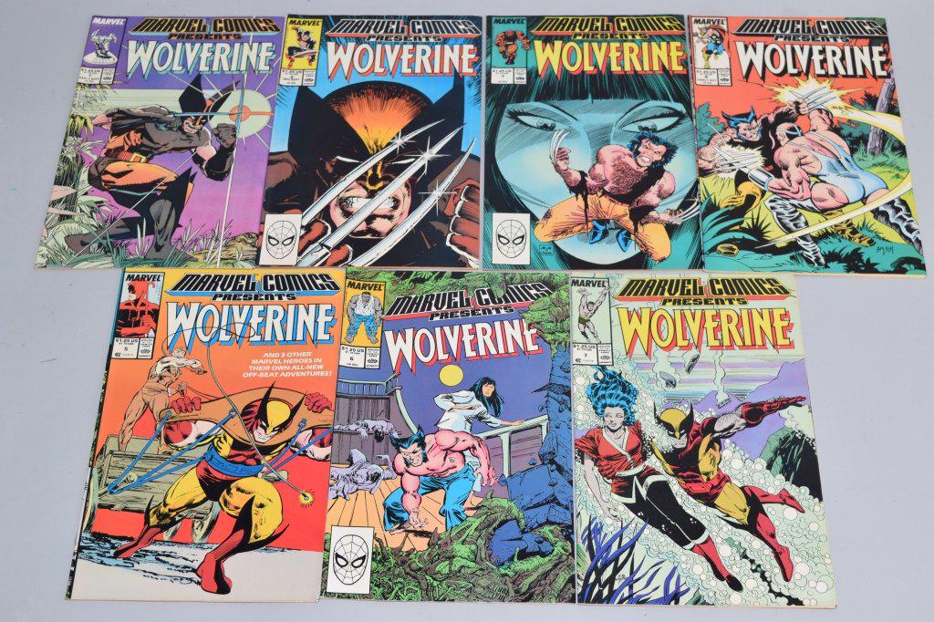 Lot of 7 Vintage Marvel Comic Books WOLVERINE (1 of 4)