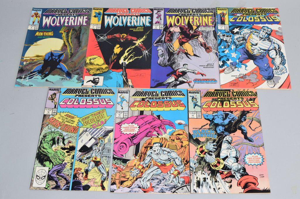 Lot of 7 Vintage Marvel Comic Books WOLVERINE & CO (1 of 4)