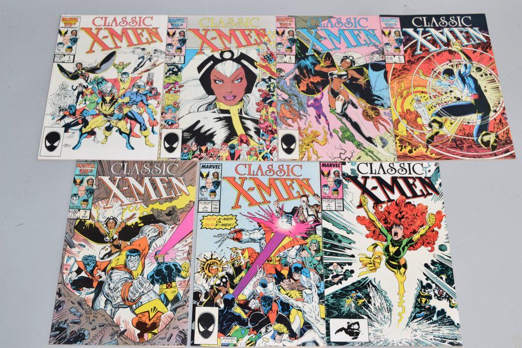 Lot of 7 Vintage Marvel Comic Books X-MEN (1 of 4)