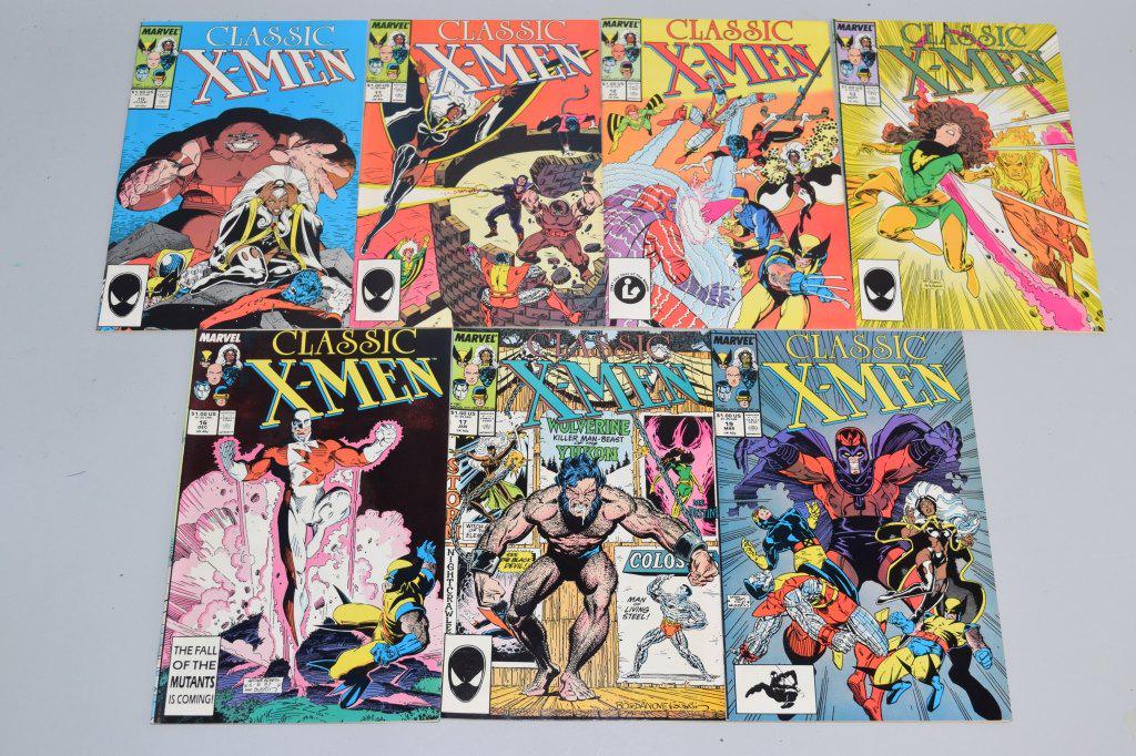 Lot of 7 Vintage Marvel Comic Books X-MEN (1 of 4)