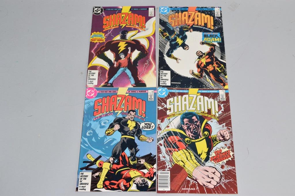 Lot of 4 Vintage DC Comic Books SHAZAM! (1 of 3)