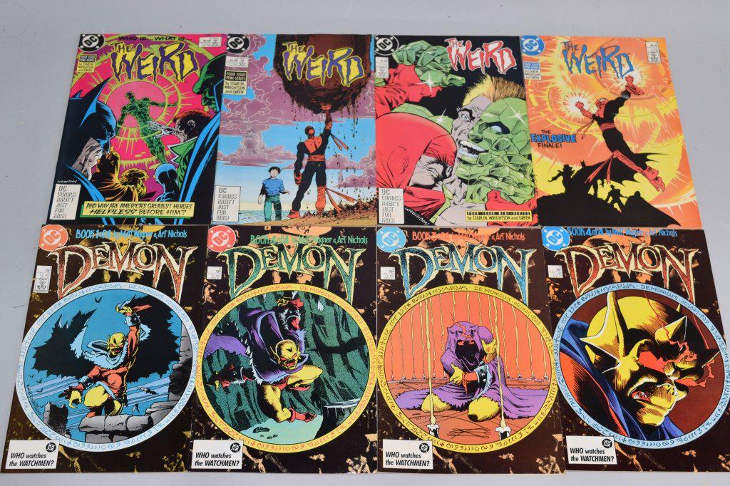 Lot of 8 Vintage DC Comic Books THE WEIRD, DEMON (1 of 5)