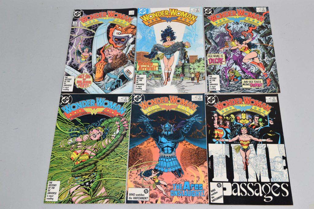 Lot of 6 Vintage DC Comic Books WONDERWOMAN (1 of 3)