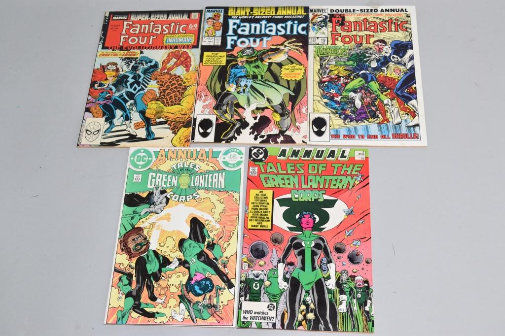 Lot of 5 Vintage Marvel Comic Books FANTASTIC FOUR (1 of 3)