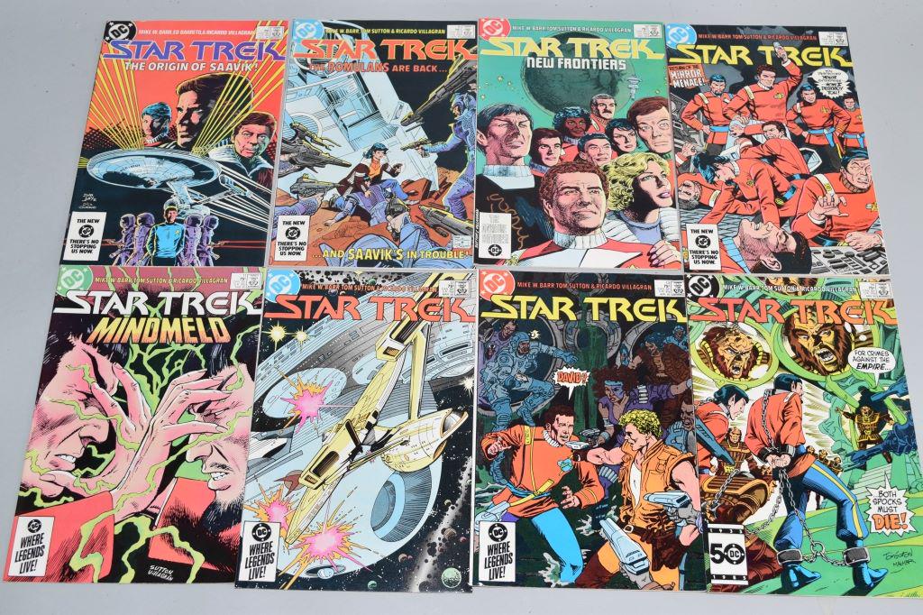 Lot of 8 Vintage DC Comic Books STAR TREK (1 of 5)