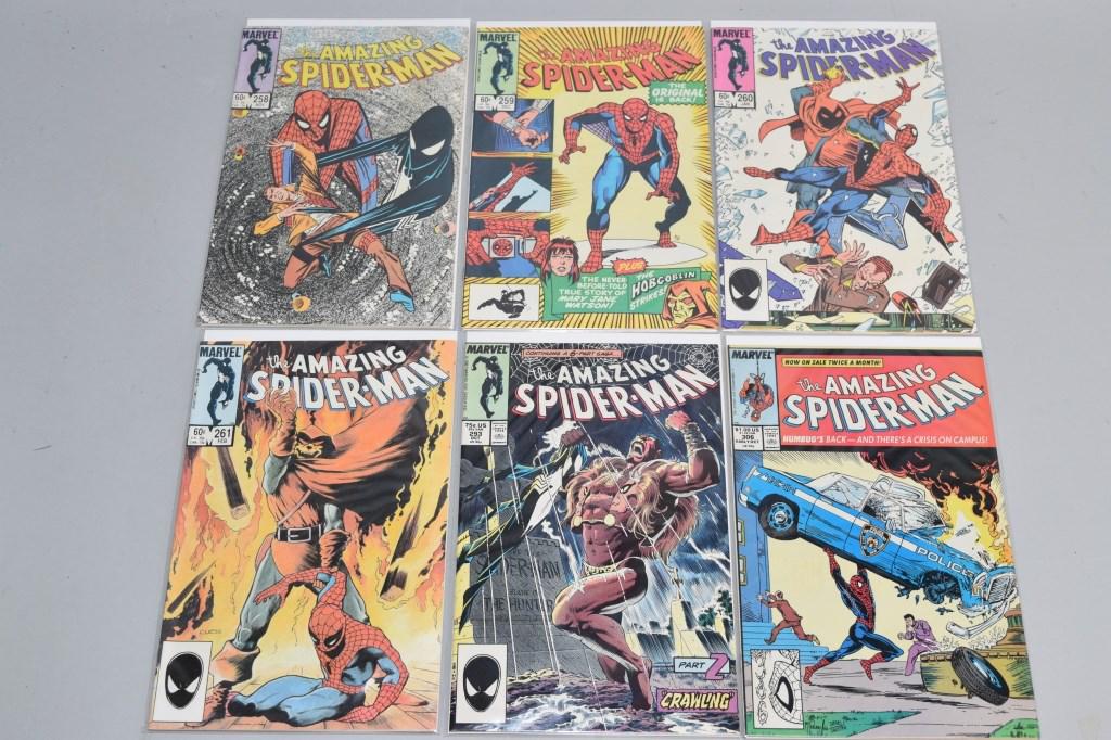 Lot of 6 Vintage Marvel Comic Books THE AMAZING SP (1 of 3)