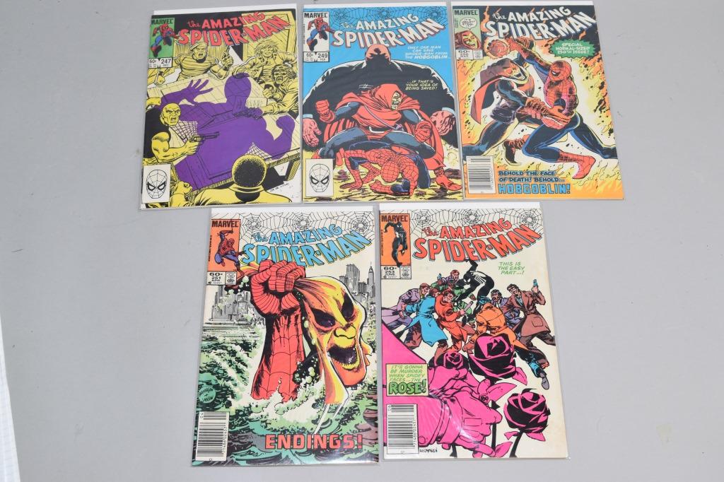 Lot of 5 Vintage Marvel Comic Books THE AMAZING SN (1 of 3)