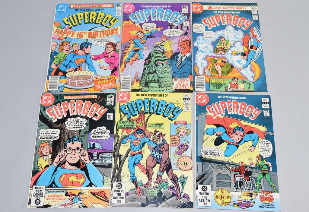 Lot of 6 Vintage DC Comic Books SUPERBOY (1 of 3)