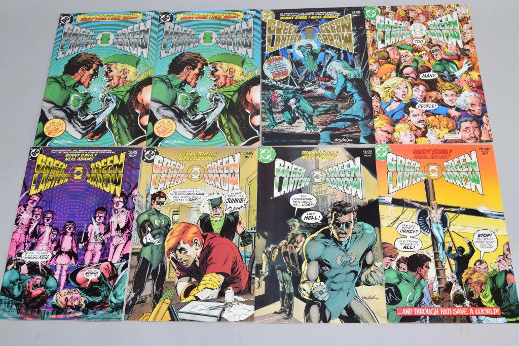 Lot of 8 Vintage DC Comic Books GREEN LANTERN (1 of 5)