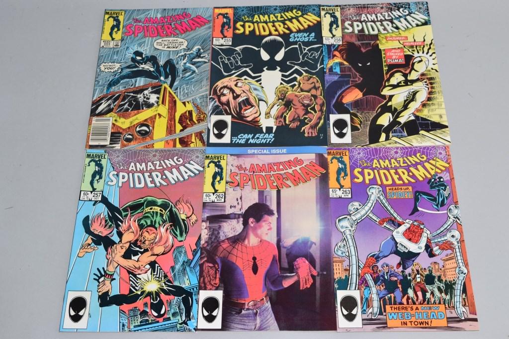 Lot of 6 Vintage DC Comic Books AMAZING SPIDERMAN (1 of 3)