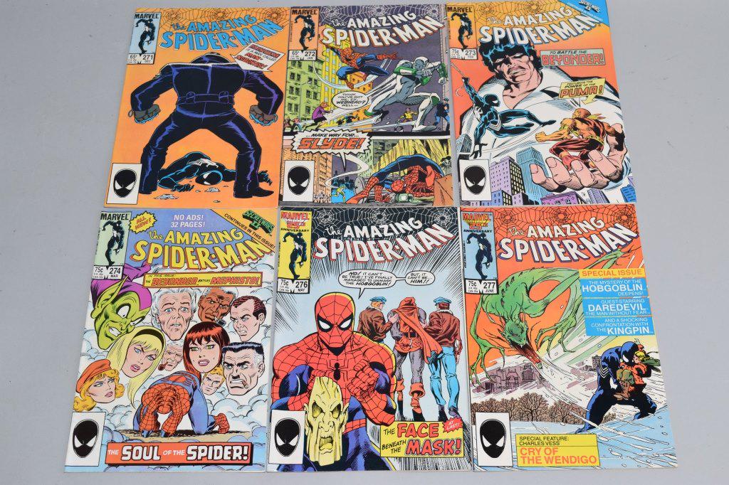 Lot of 6 Vintage DC Comic Books AMAZING SPIDERMAN (1 of 3)