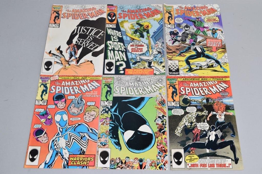 Lot of 6 Vintage DC Comic Books AMAZING SPIDERMAN (1 of 3)