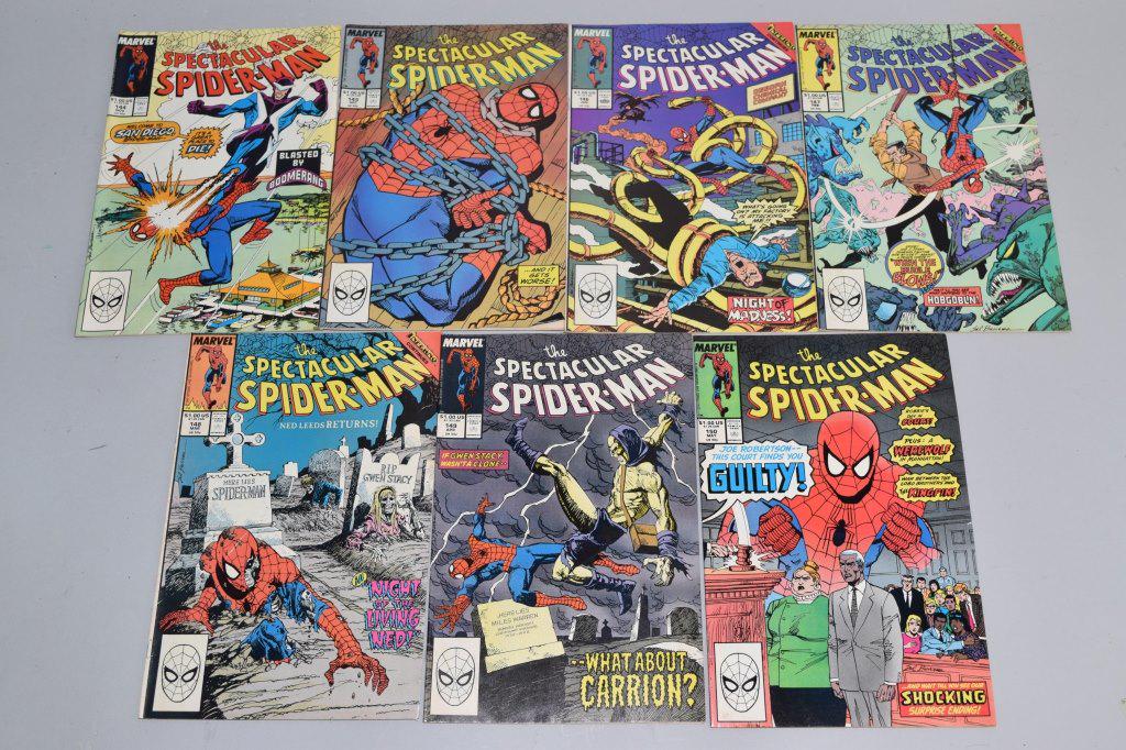 Lot of 7 Vintage Marvel Comic Books THE SPECTACULA (1 of 4)