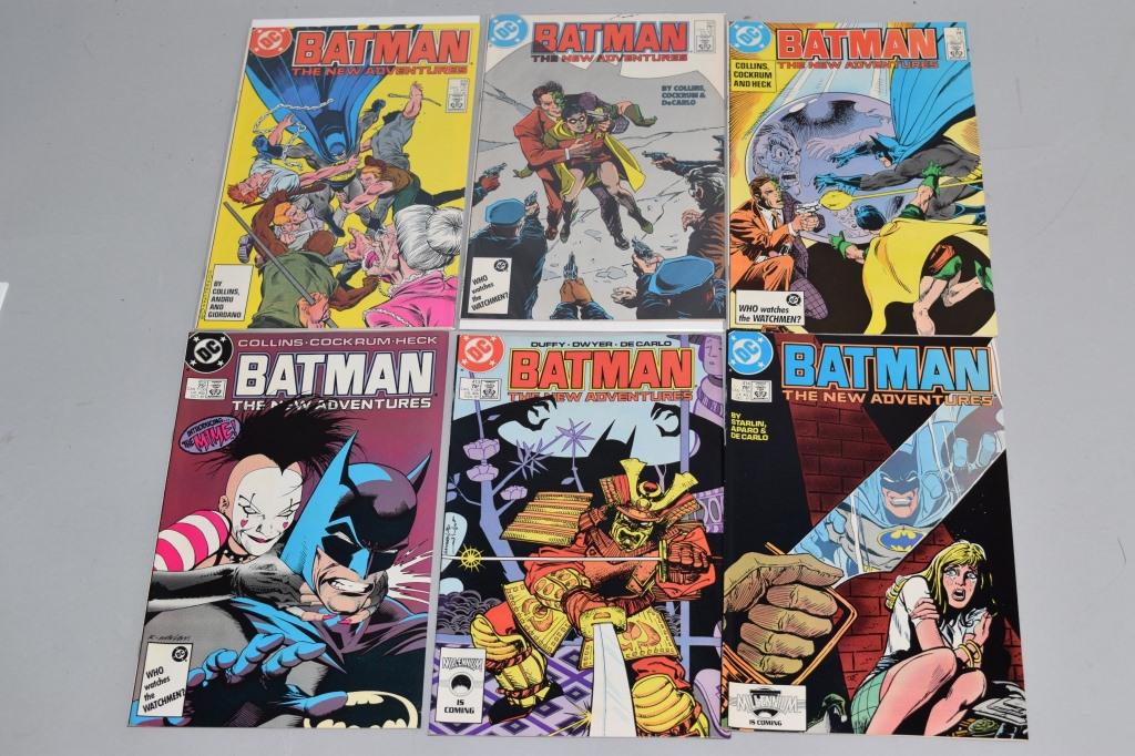 Lot of 6 Vintage DC Comic Books BATMAN (1 of 3)
