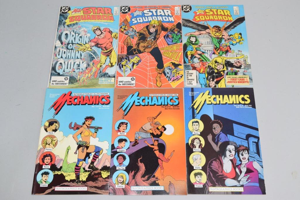 Lot of 6 Vintage DC Comic Books ALL STAR SQUADRON (1 of 3)