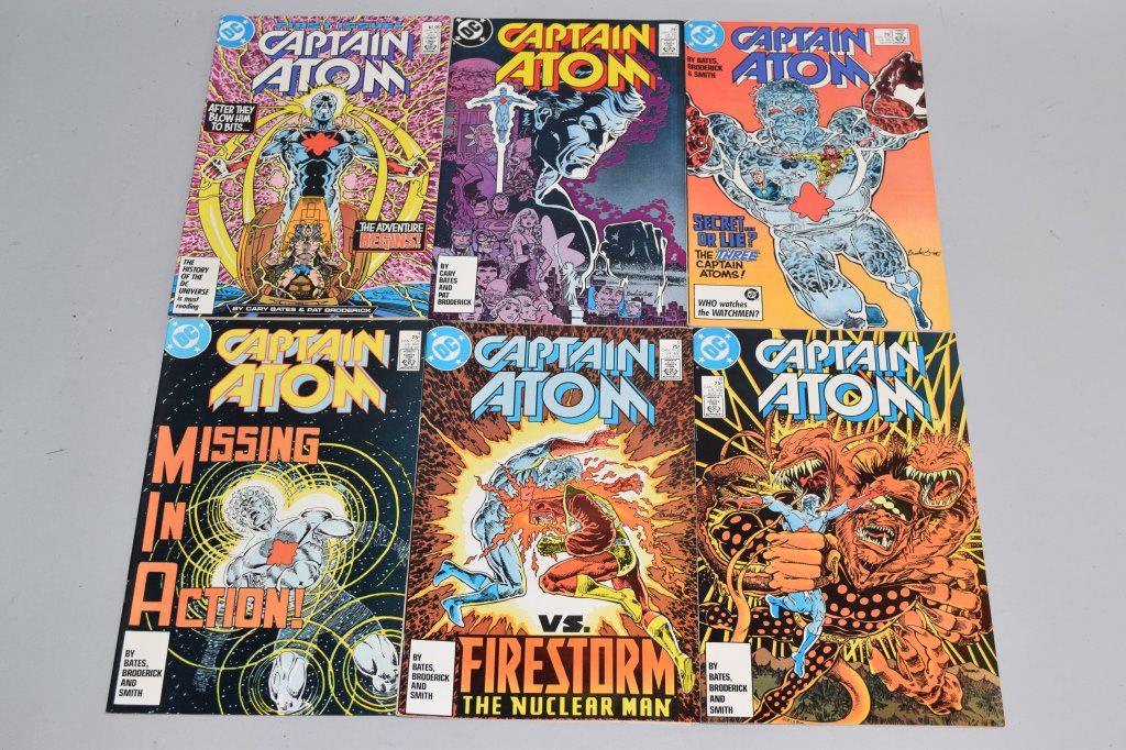 Lot of 6 Vintage DC Comic Books CAPTAIN ATOM (1 of 3)