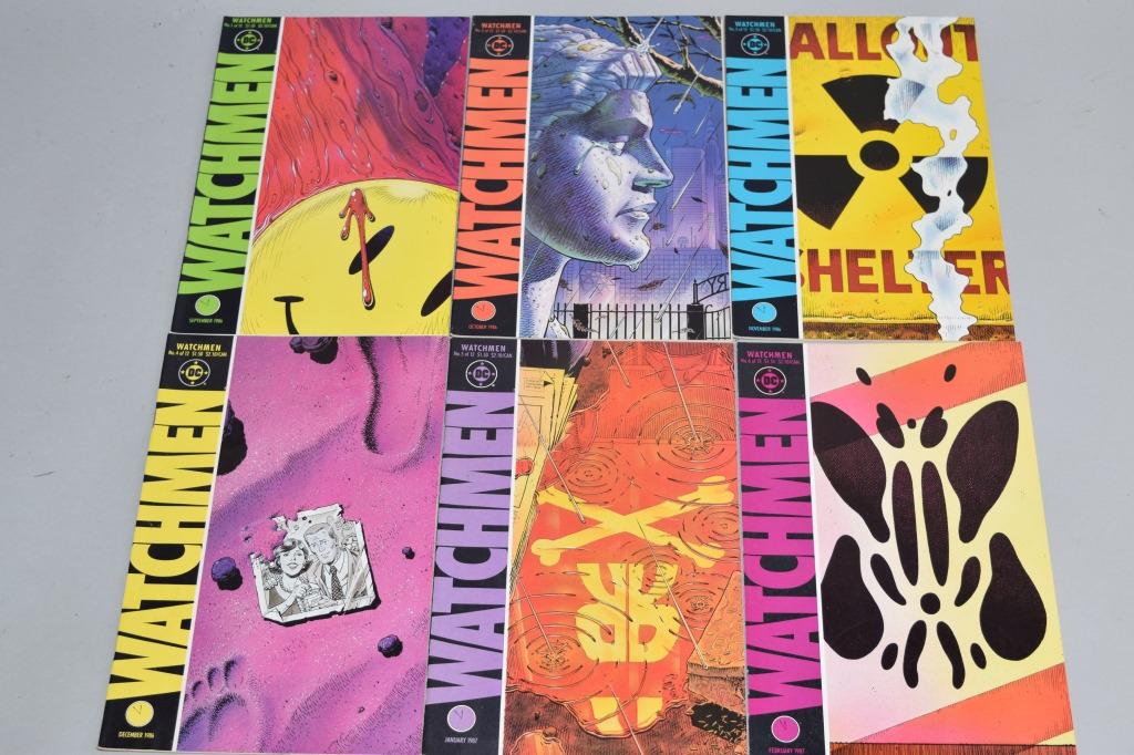Lot of 6 Vintage Comic Books WATCHMEN (1 of 3)
