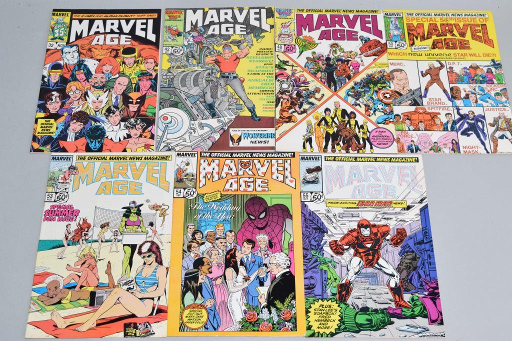 Lot of 7 Vintage Marvel Comic Books MARVEL AGE (1 of 4)