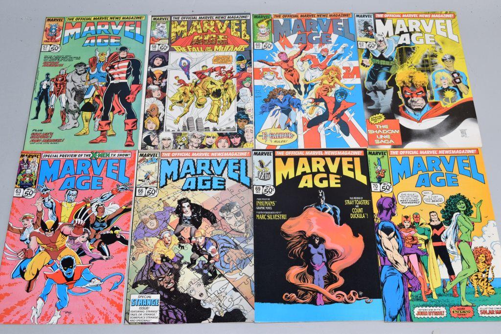 Lot of 8 Vintage Marvel Comic Books MARVEL AGE (1 of 5)