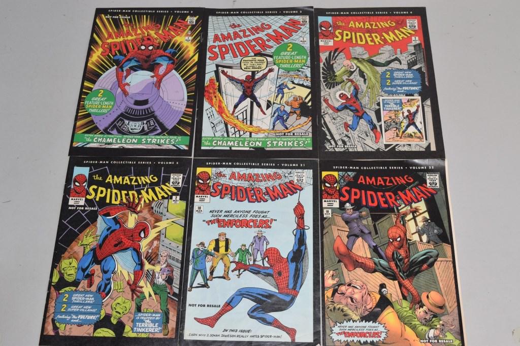 Lot of 6 Vintage Marvel Comic Books AMAZING SPIDER (1 of 3)