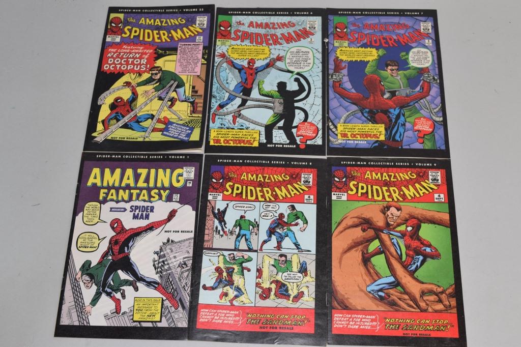 Lot of 6 Vintage Marvel Comic Books AMAZING SPIDER (1 of 3)