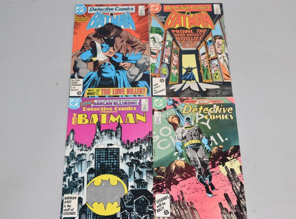 Lot of 4 Vintage DC Comic Books BATMAN (1 of 3)