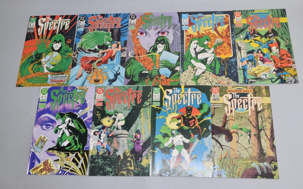 Lot of 9 Vintage DC Comic Books THE SPECTRE (1 of 5)