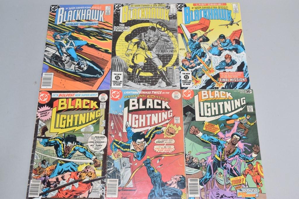 Lot of 6 Vintage DC Comic Books BLACKHAWK (1 of 3)