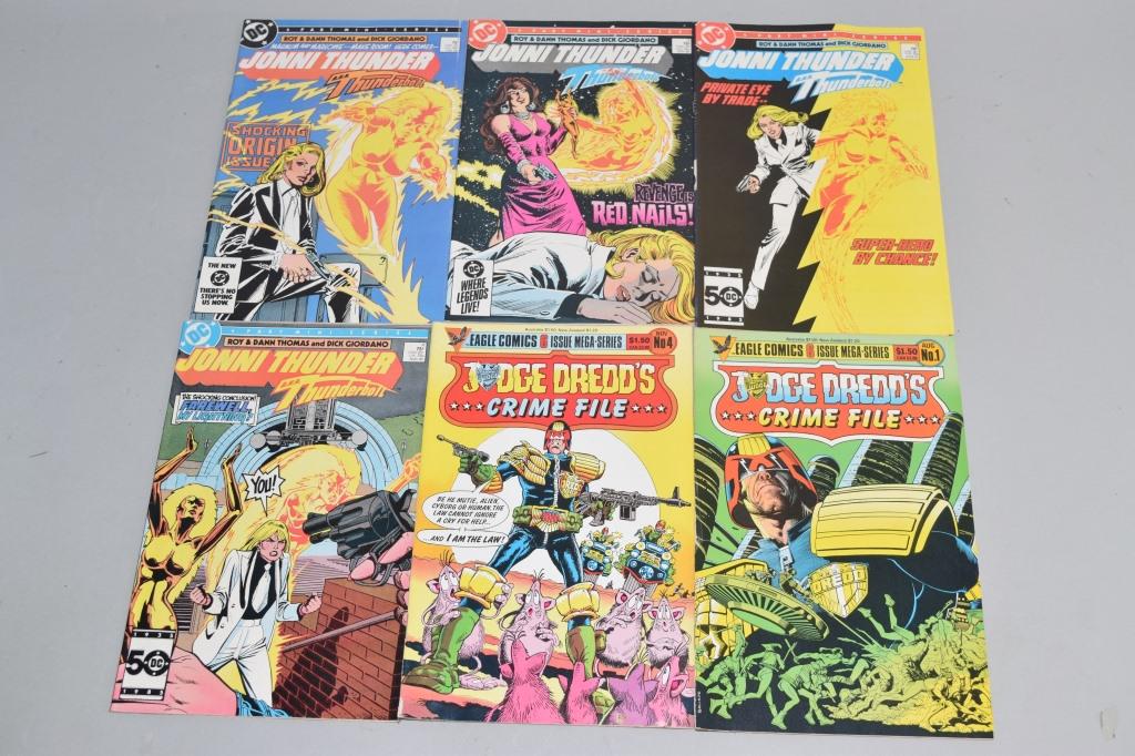 Lot of 6 Vintage DC Comic Books JONNI THUNDER (1 of 4)