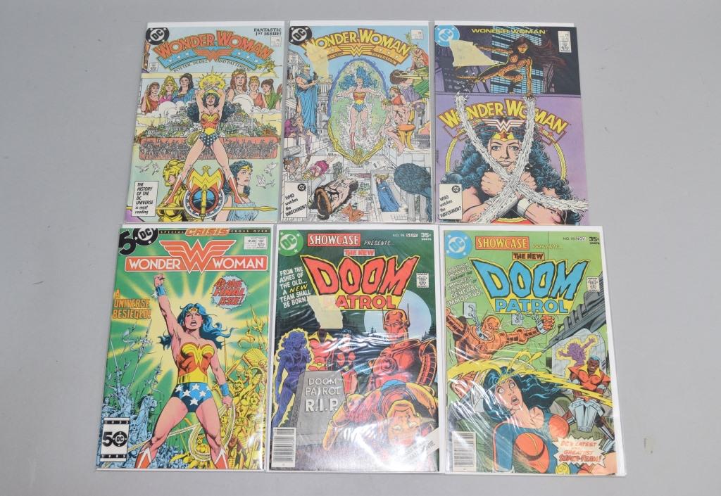 Lot of 6 Vintage DC Comic Books WONDERWOMAN (1 of 3)
