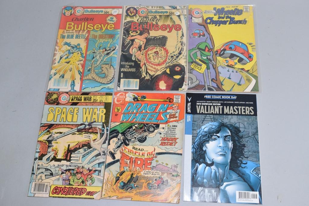 Lot of 6 Vintage Comic Books SPACE WAR, VALIANT MA (1 of 4)